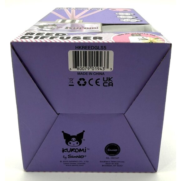Kuromi Reed Diffuser With Vanilla Scent 100 ML Oil & 5 Sticks Aromatherapy Home - Picture 6 of 6